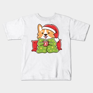 Corgi dog in pajama Kids T-Shirt